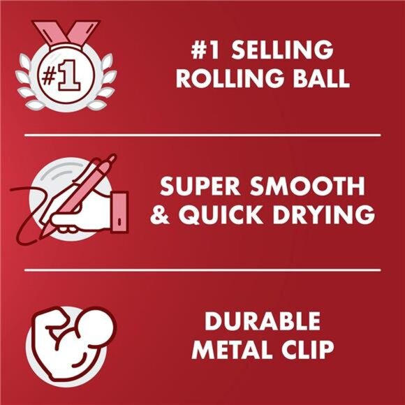 Precise V5, Capped Liquid Ink Rolling Ball Pens, Extra Fine Point 0.5 mm, Black - Picture 2 of 7